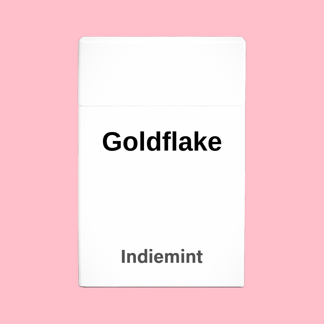 Gold Flake Indie Mint - 1 pack (10 pieces)