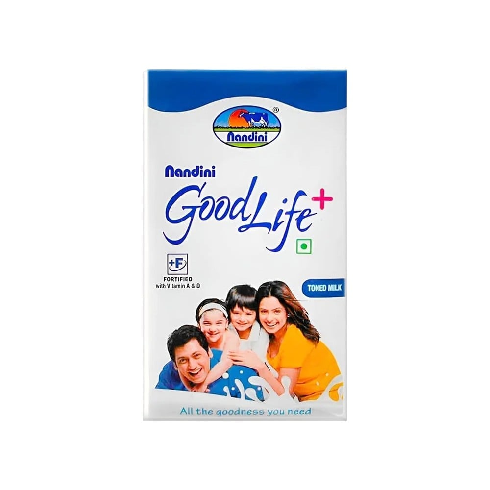 Nandini Goodlife Toned Milk - 1ltr